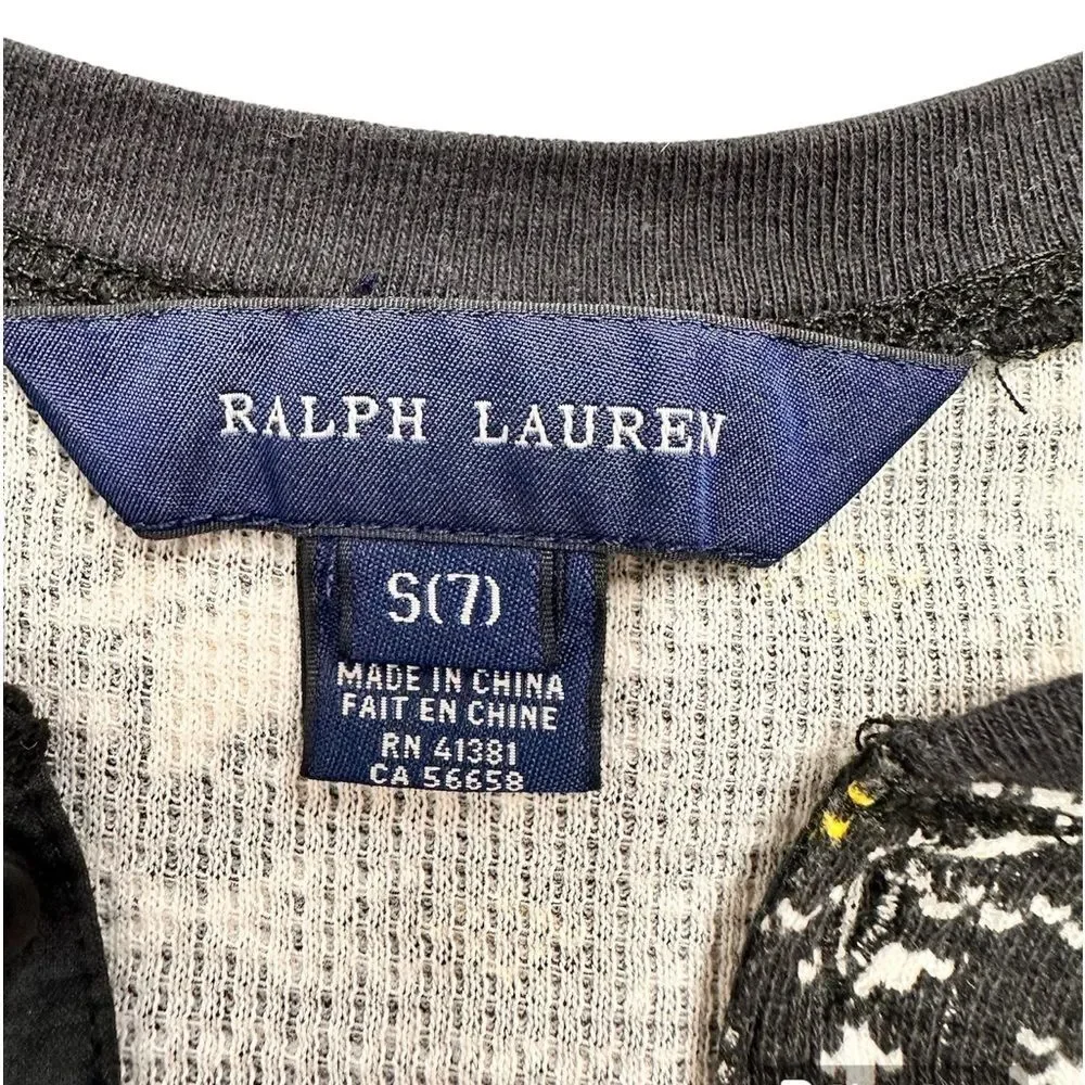 Ralph Lauren‎ Girl's Thermal Waffle Dress, Size S (7)